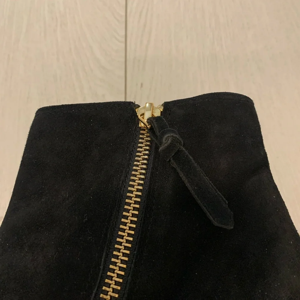 Cole Haan Saylor Grnd Botie II Boots Black Suede Size 6.5B